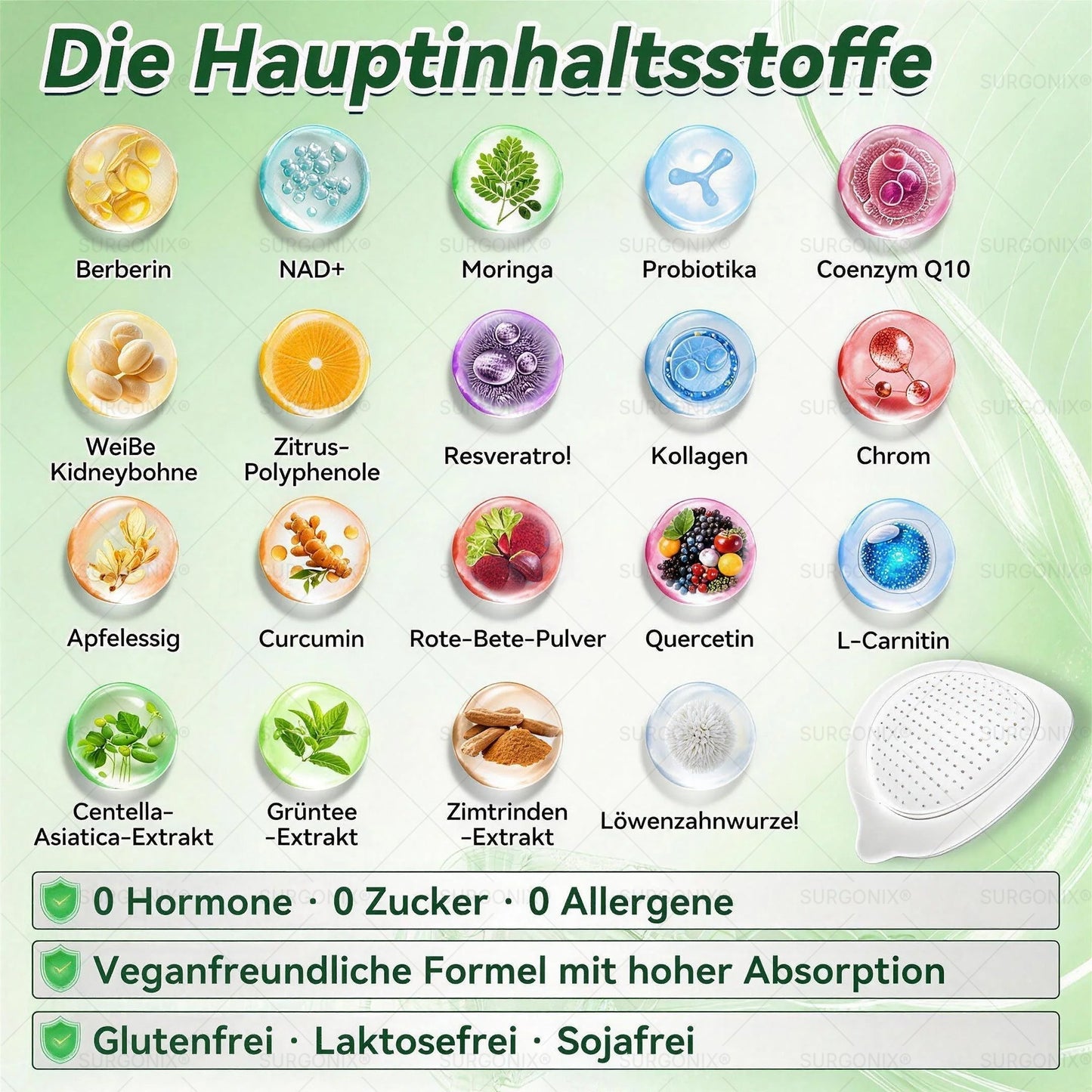 𝗢ffizieller Shop | 𝖲𝗎𝗋𝗀𝗈ᴎɪxⓇ 🌿 𝗠𝗼𝗿𝗶𝗻𝗴a · 𝗕erberin & NAD+10-IN-1 𝗙ortschrittliches 𝗡ano-Mikronadel-𝑷𝒇𝒍𝒂𝒔𝒕𝒆𝒓 (1x täglich, sichtbare Veränderungen in 7 Tagen) Für Adipositas, Herz-Kreislauf-Gesundheit, Diabetes, Schlafapnoe, Gelenkprobleme u.v.m