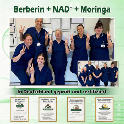 𝗢ffizieller Shop | 𝖲𝗎𝗋𝗀𝗈ᴎɪxⓇ 👨🏼‍⚕️ 𝗠𝗼𝗿𝗶𝗻𝗴a · 𝗕erberin ＆ NAD＋10-IN-1 𝗙ortschrittliches 𝗡ano-Mikronadel-𝑷𝒇𝒍𝒂𝒔𝒕𝒆𝒓 (1x täglich, sichtbare Veränderungen in 7 Tagen) Für Adipositas, Herz-Kreislauf-Gesundheit, Diabetes, Schlafapnoe, Gelenkprobleme u.v.m